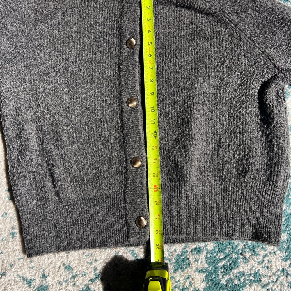 H&M Gray Button-Up Cardigan - Picture 4 of 5